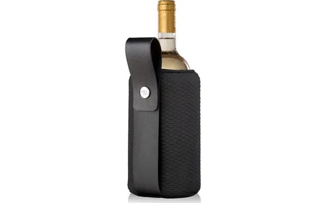 Vacuvin Wine & Champagne Køler - Artico Sort Vacu Vin