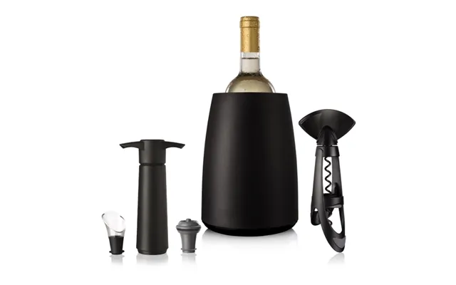 Vacuvin Wine Set Elegant Plus - 5 Dele Sort Vacu Vin