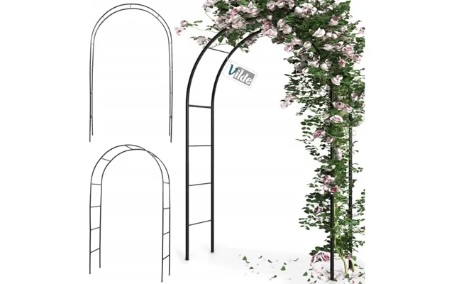 Vild Pergola I Haven Af Metal 145x235 Cm Sort