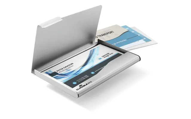 Visitkortetui Business Card Box Aluminium