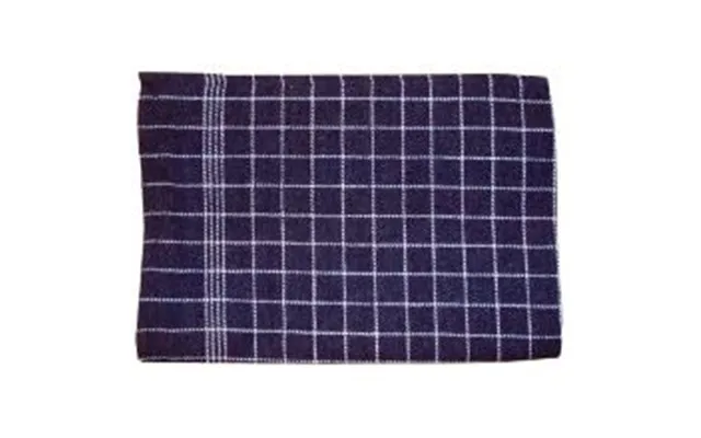Viskestykke 50x70 Cm Sort Med Hvide Striber,1 Stk