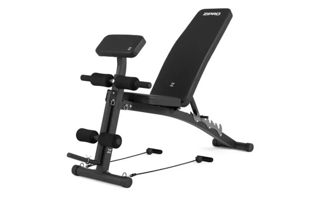 Volume Træningsbænk Med Benpres Og Biceps Curl Pult