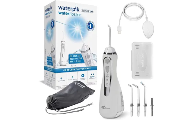 Waterpik Wp-580 Slange- Mundskyller Trådløs Advanced 2.0 Hvid