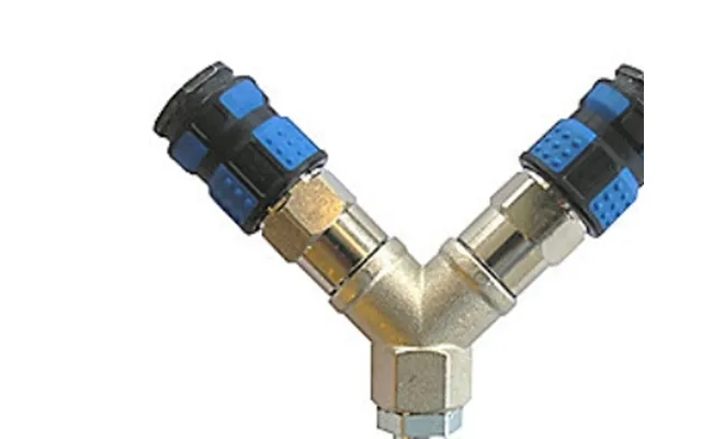 Y-stykke M Nippel & Koblinger - Serie 1625 25, Std. Europrofil T Luft