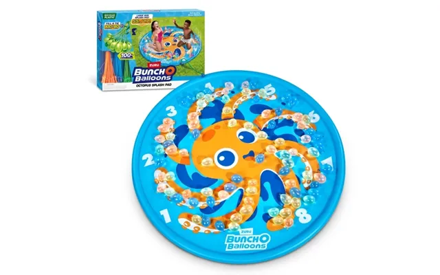 Zuru Bunch O Balloons Octopus Splash Pad Med Over 100 Selvlukkende Vandballoner Til Hurtig Fyldning