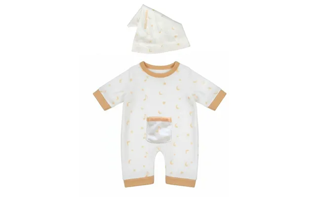 Hvid Pyjamas Med Hat