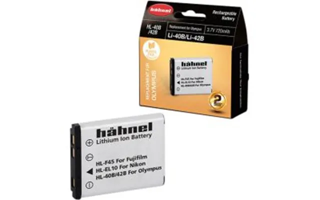 Hahnel H Hnel Battery Olympus Hl-40b 42b Li-40b Li-42b