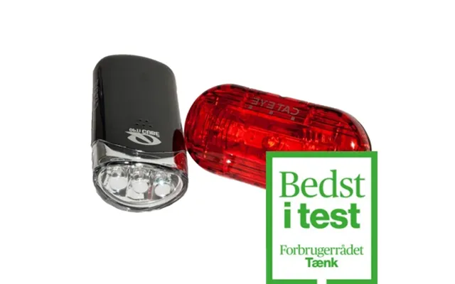 Cateye Hl-el135 Forlygte Testvinder Omni 3 Baglygte
