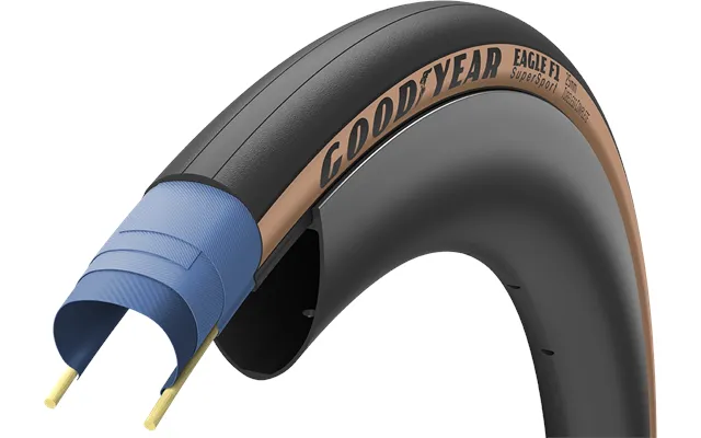 Goodyear Eagle F1 Supersport Tubeless Complete 700x25c 28c - Brun