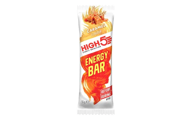 High5 Energy Bar 55g - Caramel Chokolade Overtræk