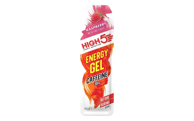 High5 Energy Gel Plus M. Koffein 32 Ml - Raspberry