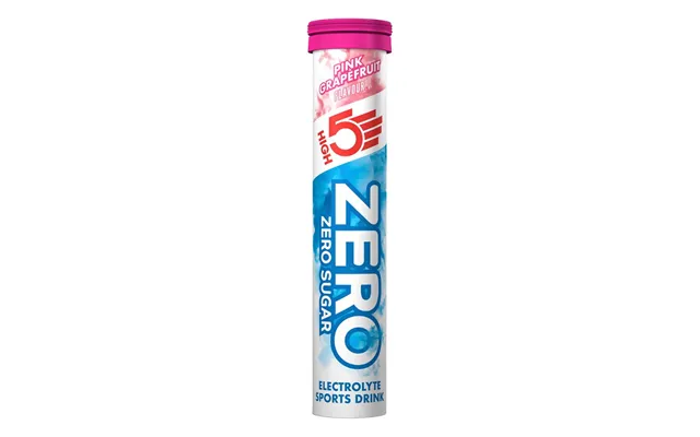 High5 Zero Elektrolytter Rør M. 20 Tabs - Pink Grapefruit
