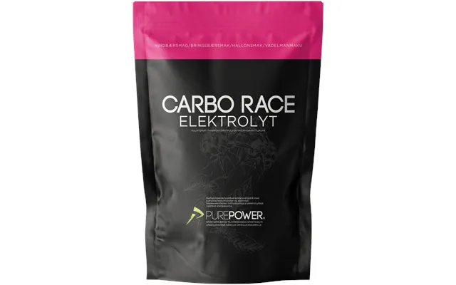 Purepower Carbo Race Elektrolyt Hindbær - 1kg