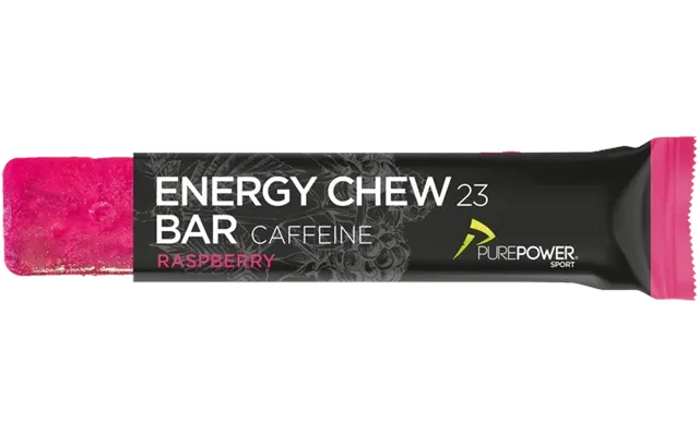 Purepower Energy Chew Bar Caffeine Raspberry 30g