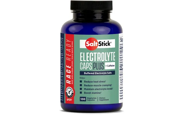 Saltstick Kapsler Elektrolyter Plus W. Caffeine 100 Stk.