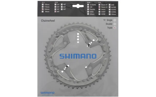 Shimano Klinge 48t Fc-t671 104mm 48t 10sp - Sølv