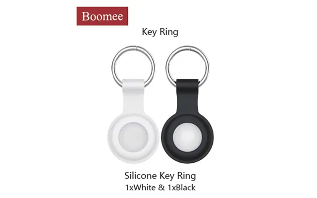 Boomee Itag Nøgleringe Kompatibel Med Itag & Apples Airtag 2 Stk