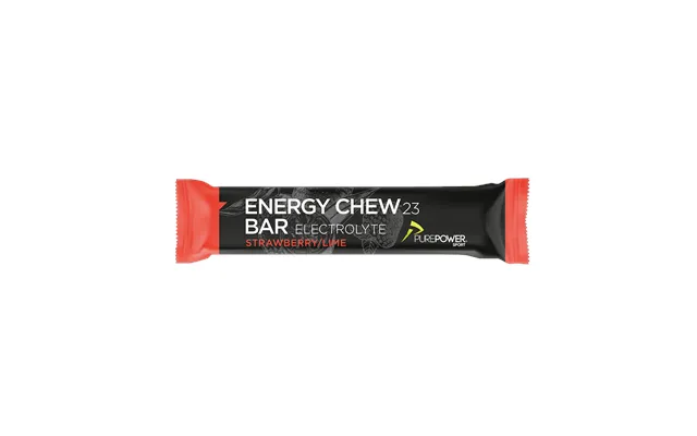 Purepower Energy Chew Bar - Jordbær Lime