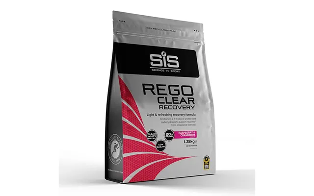 Sis Rego Clear Recovery Med Hindbær Og Tranebær 1,38 Kg
