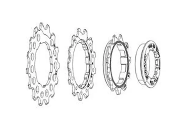 Sram Cogs - Klinge 11-13 Og 15 Tands Og Lock Ring