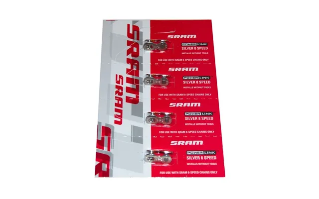 Sram Powerlink 8 Speed Silver 4 Pack