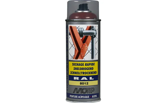Motip Ral 8012 High Gloss Red Brown