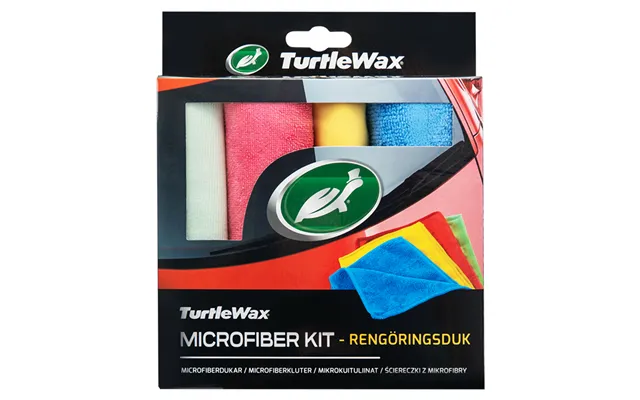 Turtle Mikrofiberklude Kit 4-pak