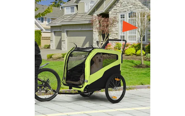 2-i-1 Hundetrailer - Cykeltrailer Til Hunde