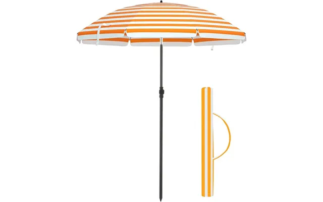 Strandparasol Ø 1,6 M - Ø160 Parasol Til Strand