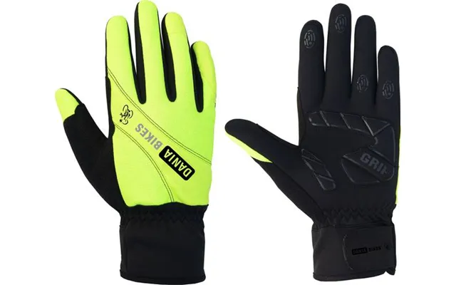 Dania Bikes Hi-vis Fluo Lange Cykelhandsker