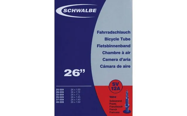 Schwalbe Cykelslange 26 Racer Ventil Sv12a