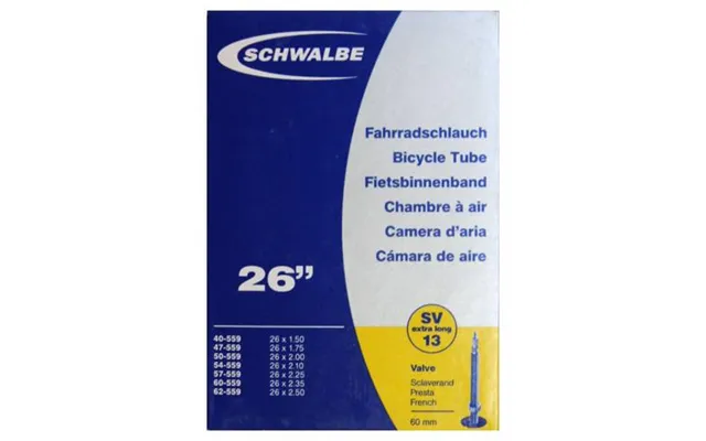 Schwalbe Cykelslange Extra Long 26 Tommer Racer Ventil Sv13
