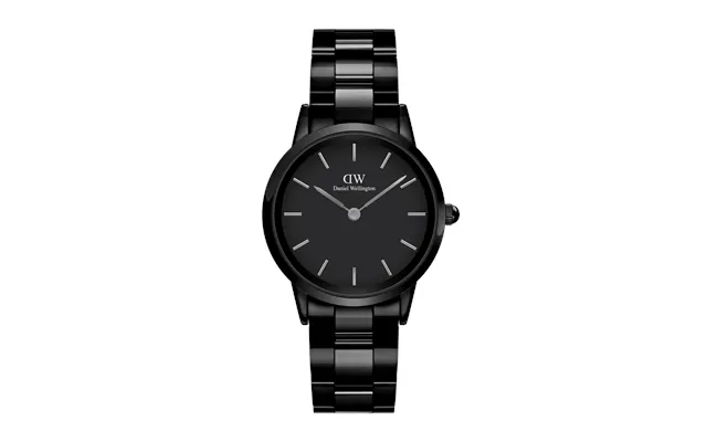 Black 32mm Mic Watch Iconic Link Ceramic Dw