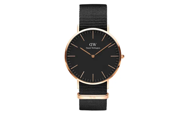Rose Gold 40mm Watch Classic Cornwall Black Dw