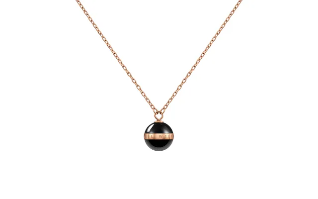 Rose Gold Necklace Aspiration Black Dw