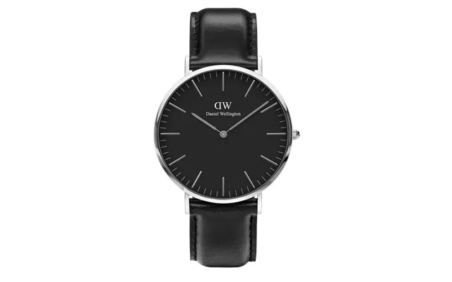 Silver 36mm Watch Classic Sheffield Black Dw