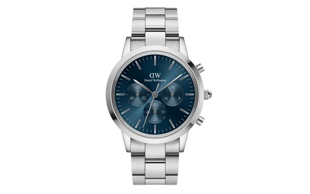 Silver 42mm Watch Iconic Chronograph Arctic S Dw