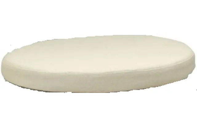 Hvid Hynde Til Capri Kurvestol Diameter 43 Cm Tykkelse 4 Cm.