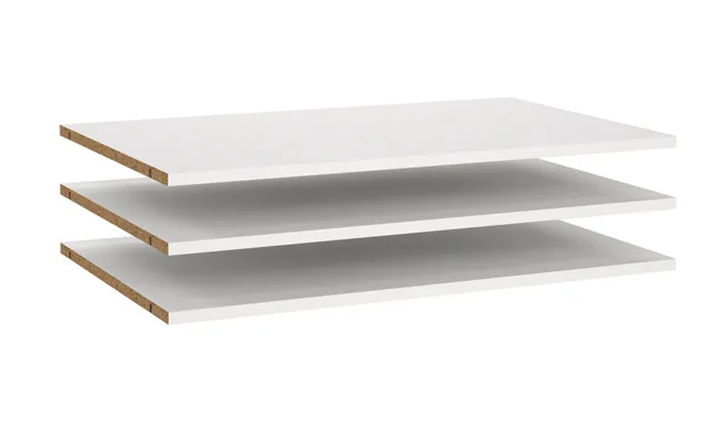 Hyldepakke Med 3 Bredde Hylder Til Smart Garderobeskab 178,5 Cm Bredt