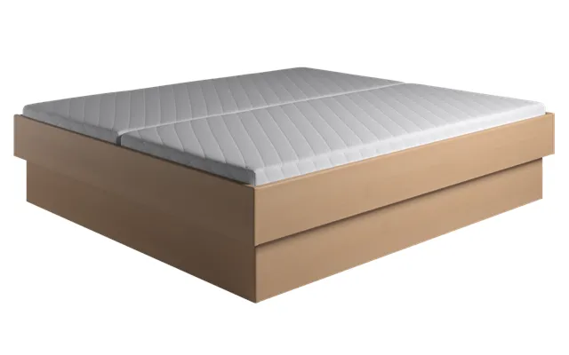 Krone Seng Med Sokkel - Enkeltseng