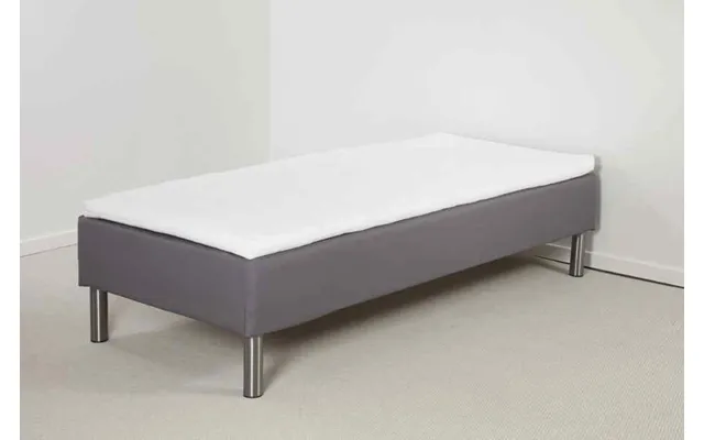 Lea Gold Boksmadras 90 X 210 Med Topmadras Og Ben Beige 5 Cm Viskoskum