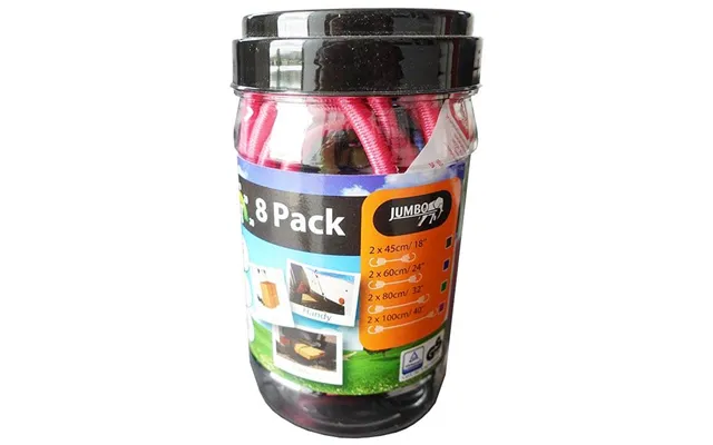 Bagagestropper - Sæt Med 8 Stk.