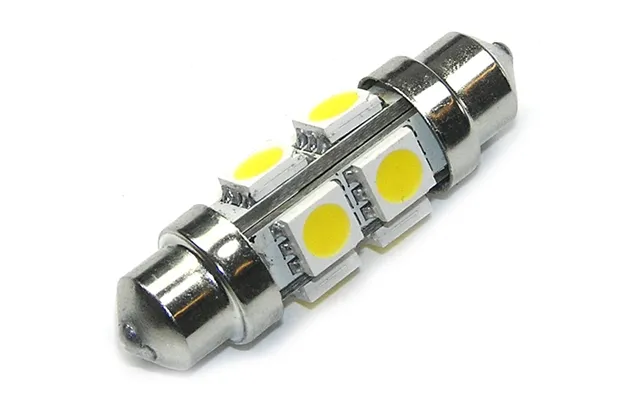 Pinolpære 12 18vdc 38mm 8 X Smd - Varm Hvid