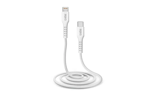 Sbs Usb C Til Lightning Kabel. 1 Meter - Hvid