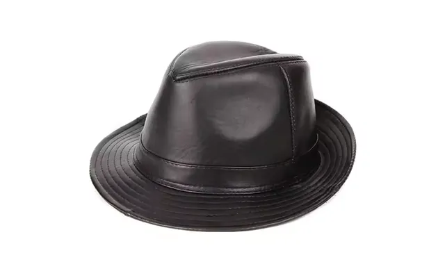 Fedora Hat I Læder