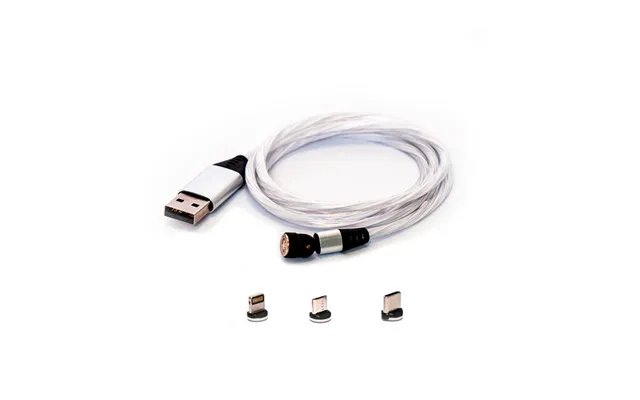 Magnetisk 3-i-1 Kabel Med Rotation