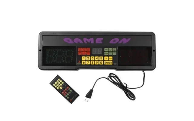 Game On Scoretavle M Fjernbetjening