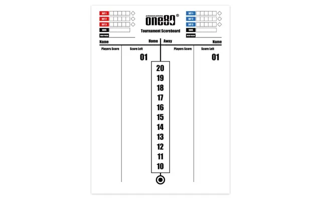 One80 Tournament Xl Scoretavle