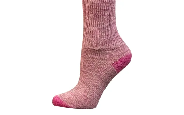 Apaca Strømper Pink I Blød Og Lækker Lun Kvalitet. 70% Baby Alpaca 30% Nylon