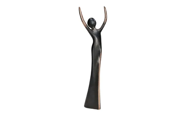 Bronzefigur La Gioia - Højde 19 Cm. Livsbekræftende Titel Glæde Kunstner Kerstin Stark